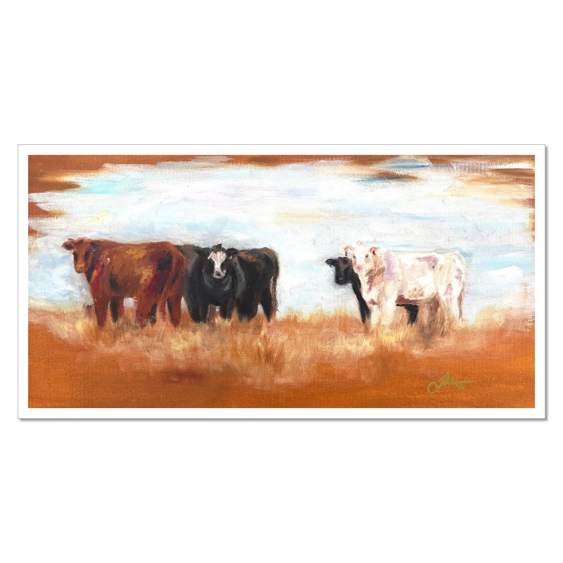 Bell Cows Print