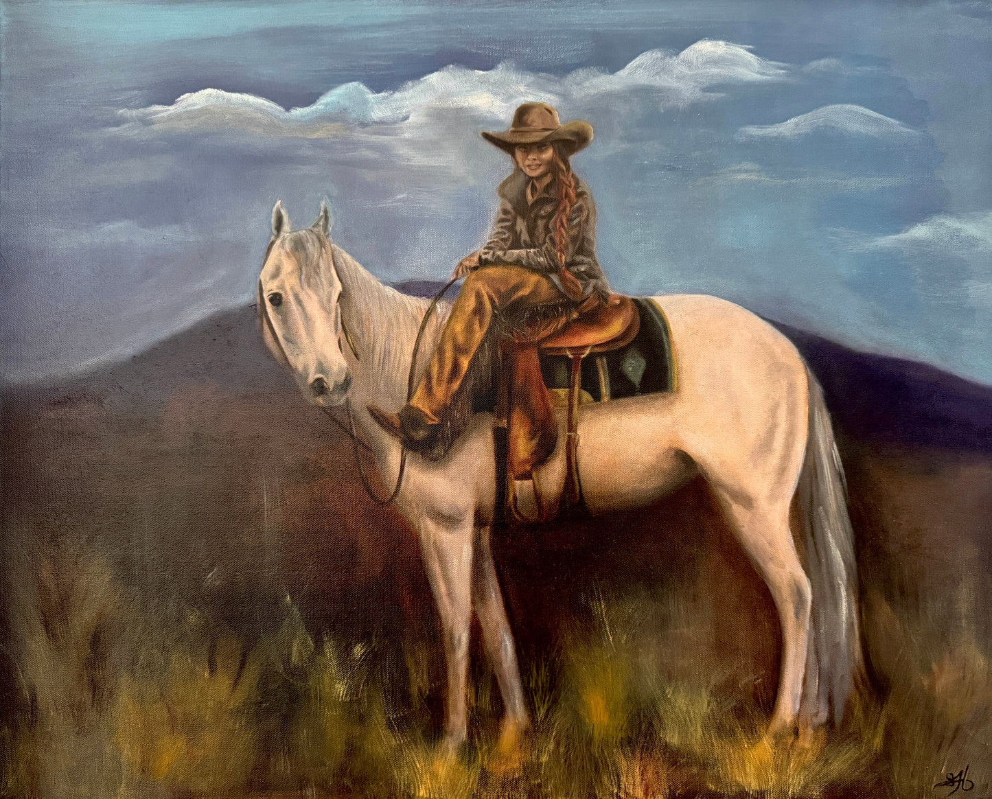 Break in South Pasture Print